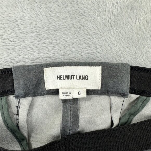 Helmut Lang Light Grey Lambskin Leather Pants Women’s Size 8 US - Picture 5 of 11